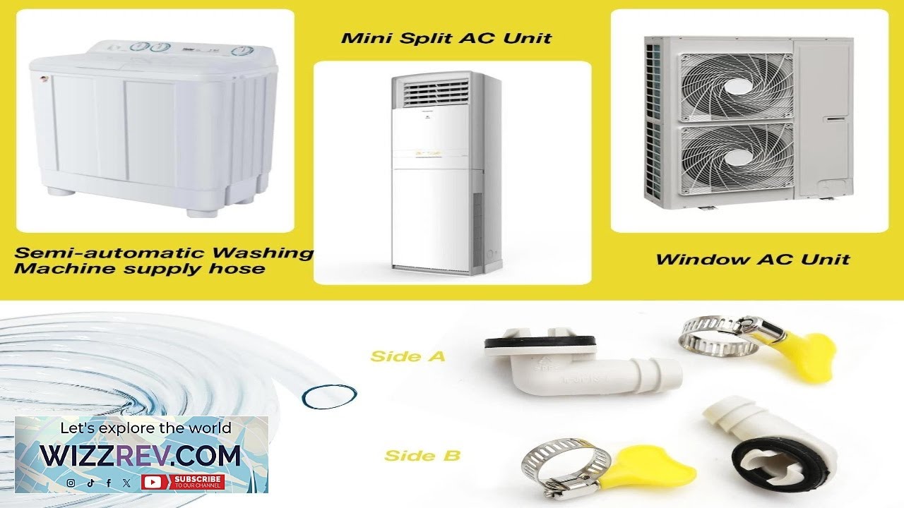 Air Conditioning External Unit Drainage Kit AC Drain Hose Elbow Fitting Review