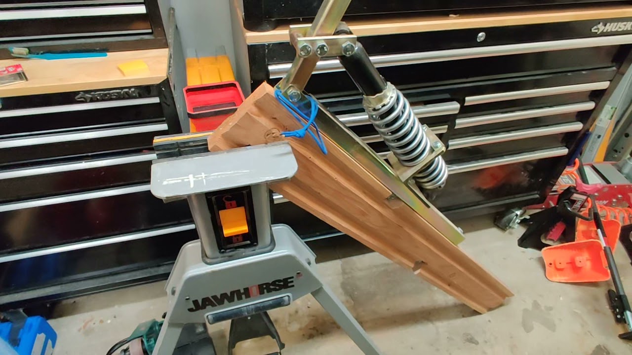 20220213 using the highlifter spring compressor to install atv