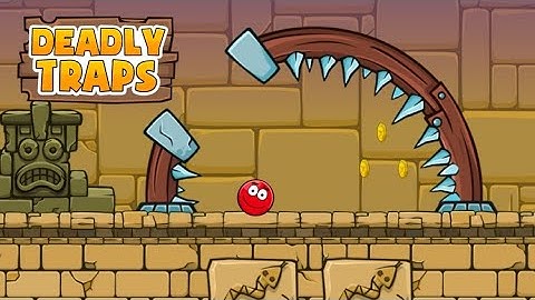 Red Ball the Holy Treasure  - Game Play Trick- Level 40 to 44 BOSS LEVEL (iOS, Android)