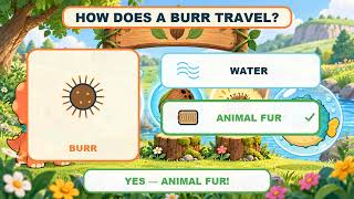 How Do Seeds Travel? 🌱💨🌊 | Nature Science for Kids | PokoPuku! screenshot 4