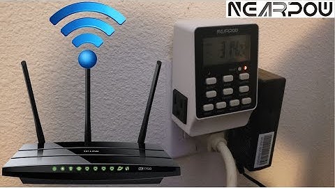 NEARPOW Dual Outlet Digital Timer Review | Power Cycle Your Router For Faster Internet!