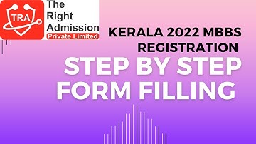 KERALA 2022 REGISTRATION AND STEP BY STEP FORM FILLING