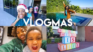 VLOGMAS : BEVERLY HILLS, CURLDAZE HAIR CARE, LAST MINUTE SHOPPING