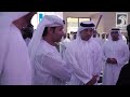 Hh sheikh hazza bin zayed al nahyan  hh sheikh mansour bin zayed al nahyan visit adipec