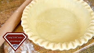 HOW to MAKE FLAKY PIE CRUSTS WITH and WITHOUT A FOOD PROCESSOR | Cooking With Carolyn