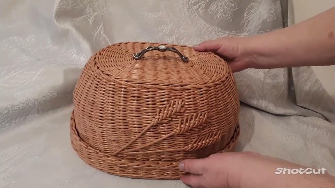 Хлебница овальная, в натуральном цвете. - YouTube