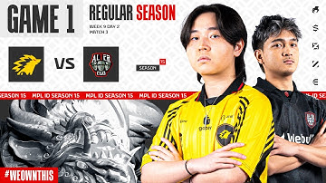 ONIC vs ALTER EGO | Regular Season Week 9 Day 2 | Game 1 | #MPLIDS15