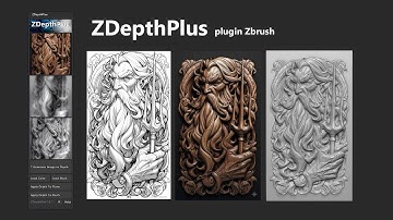 How to Use ZDepth Plus in ZBrush — Tutorial