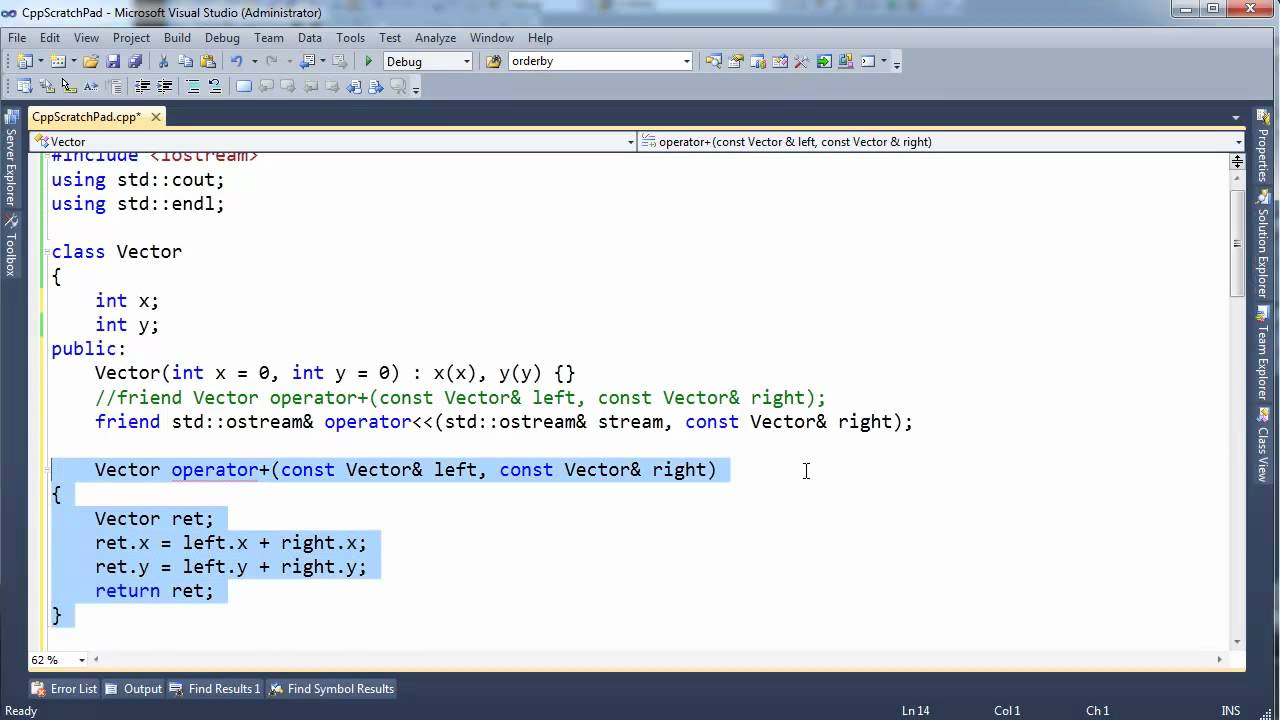 The C++ .NET operator overloading implementation in the unmanaged C++ and  the overloading operator functions