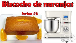 Como hacer un Bizcocho  esponjoso de naranjas 