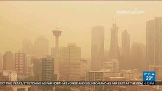 Smoke from B.C. wildfires chokes Alberta