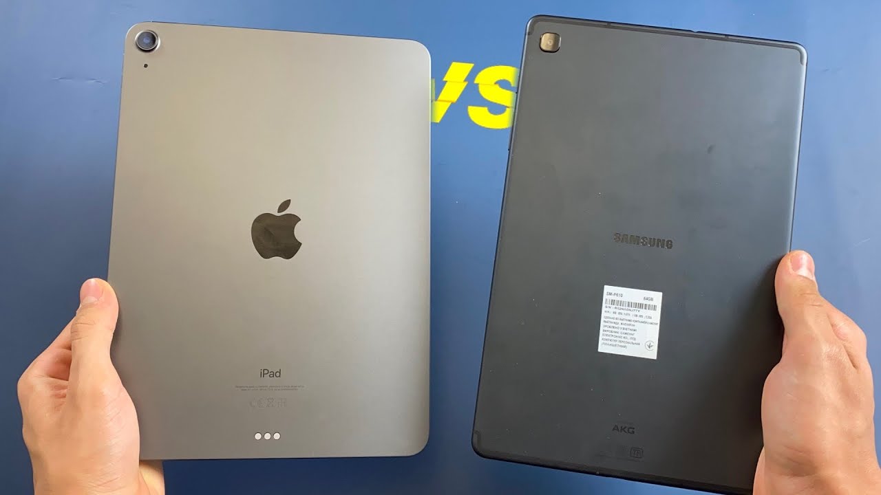 iPad Air 4 против Samsung Galaxy Tab S6 lite - YouTube