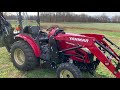 Loaded Up Yanmar YT235 Tractor with Backhoe