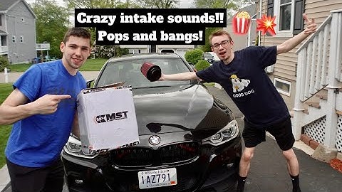 MST Intake Install On The BMW 340i M Sport! MASSIVE SWOOSH SOUNDS!! 😱😱