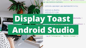 Displaying Toast Messages in Android Studio | Android Studio Tutorial
