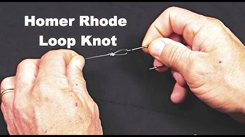 Homer Rhode Loop Knot- Heavy Leader- Saltwater Experience