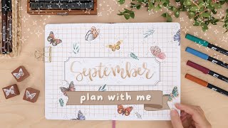 September Bullet Journal Setup | Using ALL the Butterflies from Paper Minty Studio