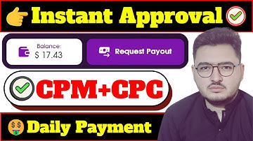 Instant Approval CPM ad Network For Publishers | New ad Network For WordPress & Blogger