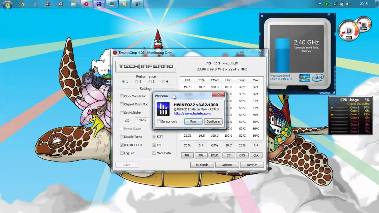 overclock cpu notebook 