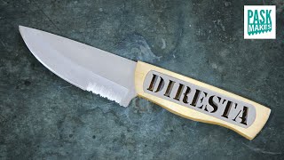 Diresta Skeleton Knife with a Brass Handle screenshot 4