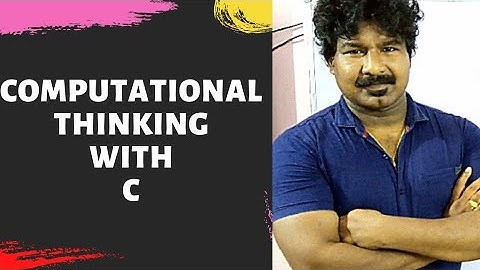 CTC#1 || Computational Thinking with C || Seenu sir