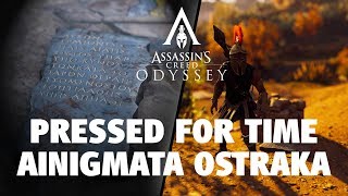 Pressed for Time Ainigmata Ostraka Guide - Assassin's Creed Odyssey