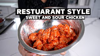MOUTHWATERING SWEET AND SOUR CHICKEN