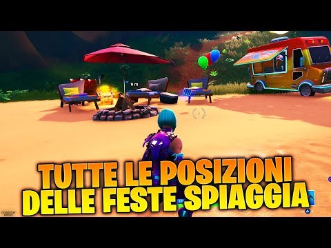 Video: Spiegazione Delle Posizioni Di Fortnite Beach Party: Dove Sono Tutte Le Feste In Spiaggia A Fortnite?