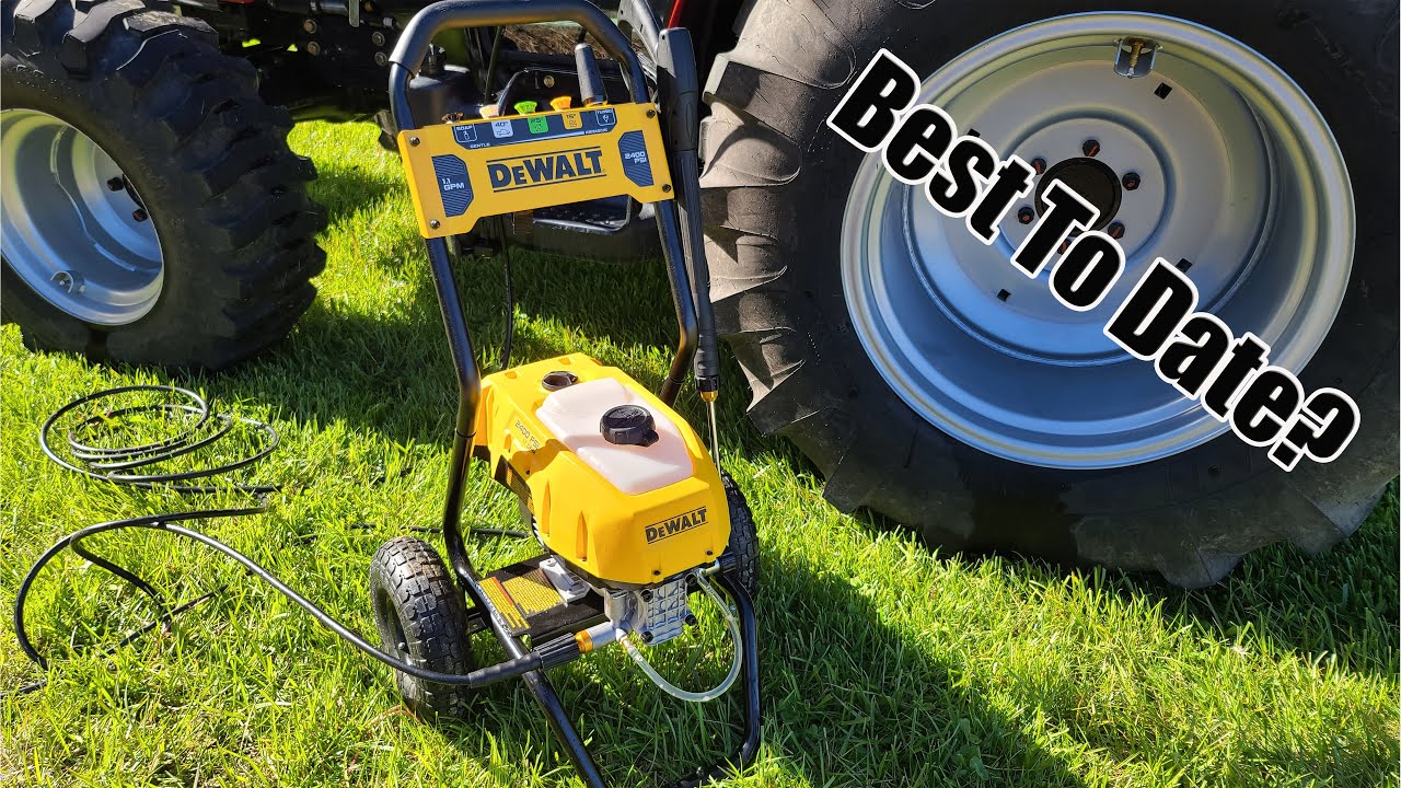 NEW Dewalt 2100psi 1.2gpm Pressure Washer Review Electric Power Washer 