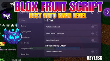 Update Tsuo Hub Roblox Script No Key | Blox Fruits Script Update Best Auto Farm Level