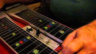 Video thumbnail of "COAL MINERS DAUGHTER " STEEL GUITAR INTRO" INSTRUCTION"