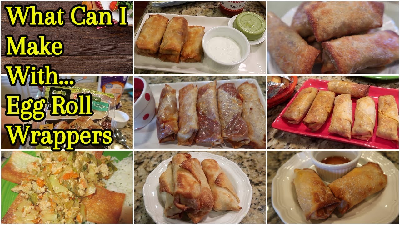 Homemade Egg Roll Wrappers + 23 Ways to use them