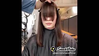 bangs  hair cutting screenshot 5