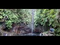 Isla de Madeira, Portugal. Cascada en el sendero 25 Fuentes.