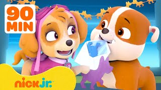 Rubble's Best PAW Patrol Friendship Rescues! w/ Skye | 90 Minute Compilation | Rubble & Crew