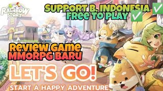 REVIEW GAME BARU RAINBOW STORY : FANTASY MMORPG || LUMAYAN JUGA NIH GAME screenshot 5