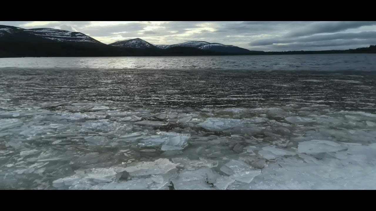 Loch Morlich, Near Aviemore Scotland Hear the ice melt. YouTube