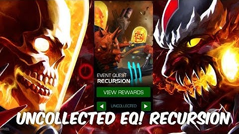 Recursion Chapter 1.1 walkthrough on Uncollected difficulty. October 2020 EQ MCOC