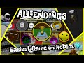 How to get all endings in easiest game on roblox every single ending