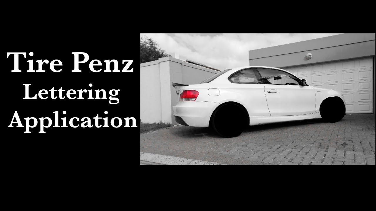 Tire Penz w/ reflect, Tyre marker application and review