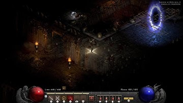 Diablo II: Resurrected: Lawbringer runeword weapon helped me deal with this unique Stygian Doll.