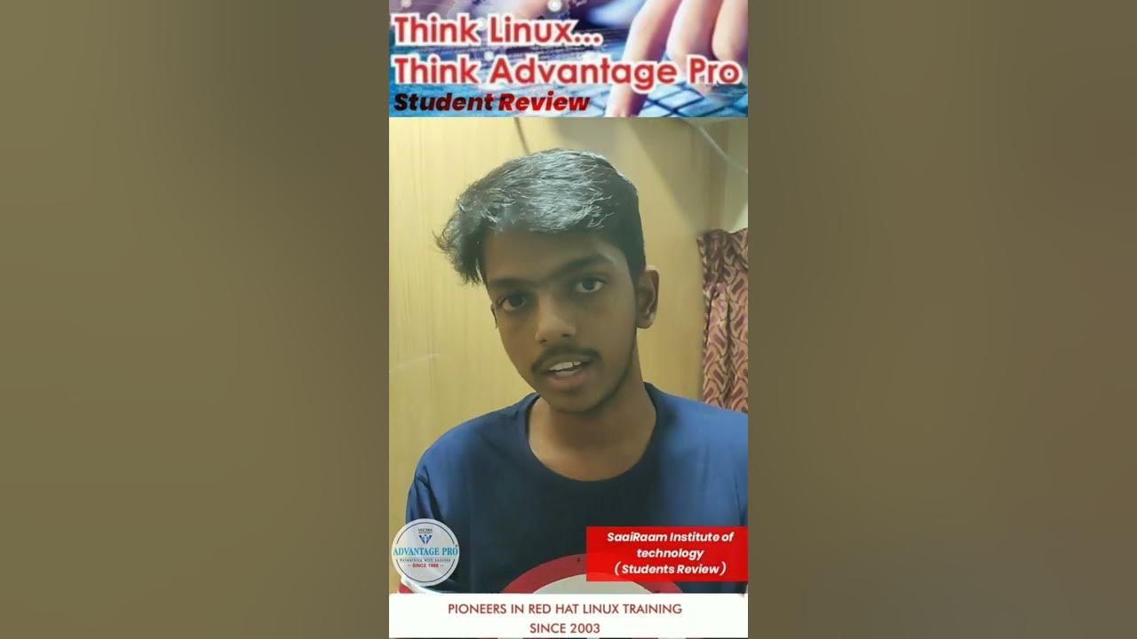Red Hat Linux Certification Students Review Advantage Pro Chennai Tamilnadu YouTube