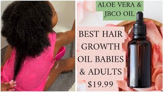 THE BEST HAIR GROWTH OIL FOR BABIES & ADULTS $19.99 . ALOE VERA & JBCO Product link |FASTEST RESULTS