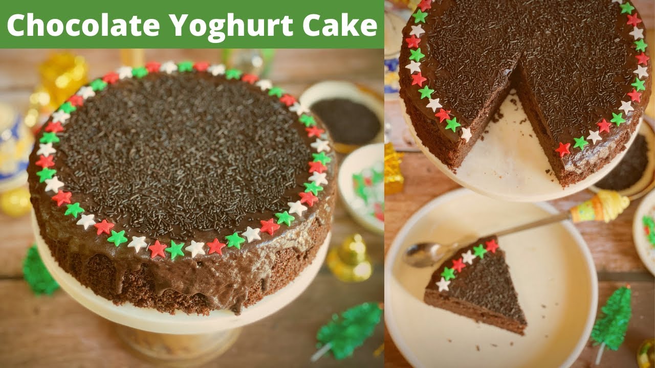 Chocolate Yoghurt Cake Recipe | Bakemas 2021-Day 7 | Christmas Baking | Bake with Deepali | Deepali Ohri