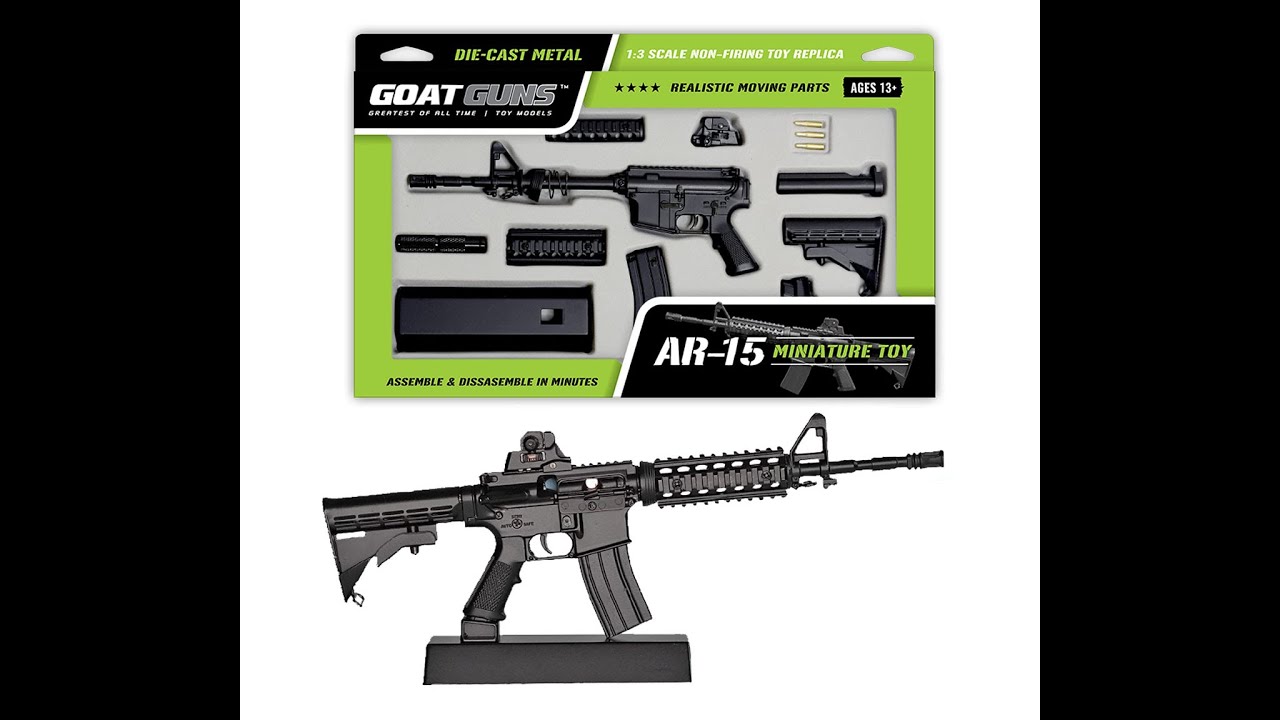 Goat Guns AR-15 1:3 Scale Diecast Model Firearms - YouTube