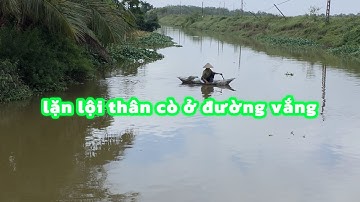 Thả lưới bắt cá bằng  cồng cồng "thuyền bé "