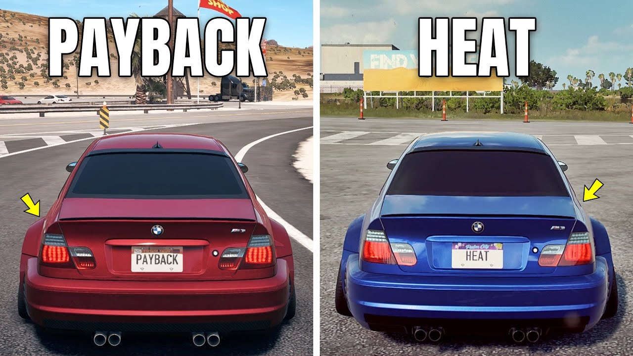 Steam コミュニティ 動画 Side By Side Comparison Nfs Heat Vs Nfs Payback Which Is Best Bmw M3 E46