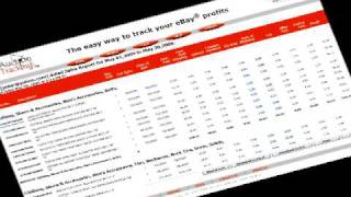 eBay Auction Tracking Software for accounting and bookkeeping, for eBay sellers