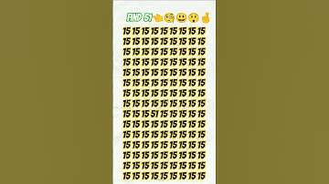 find the odd number 51 👈👀#iQtest #iQlavel #study #maths #army