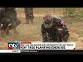 KDF, residents of Lokichogio and Kakuma Refugee Camp plant trees to restore the environment
